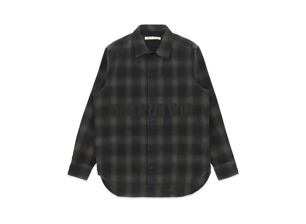 1017 ALYX 9SM Graphic Flannel Shirt "Military Green"