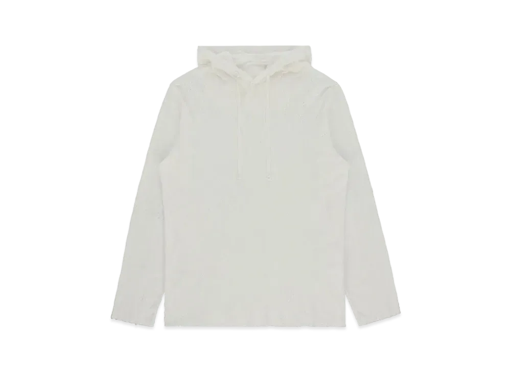 1017 ALYX 9SM Destroyed Hooded Tee "White"