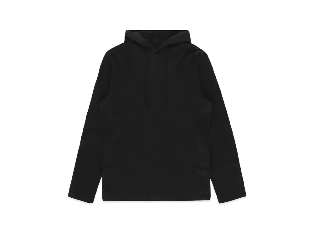 1017 ALYX 9SM Destroyed Hooded Tee "Black"
