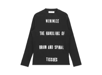 1017 ALYX 9SM Mark Flood Minimize L/S Tee "Black"