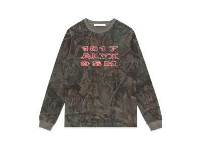 1017 ALYX 9SM Long Sleeve Camo T-shirt "Tree Camo"