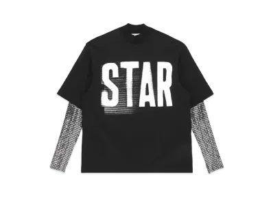 1017 ALYX 9SM Double Sleeve Mark Flood Tee "Black/Silver"