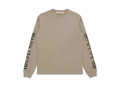 1017 ALYX 9SM Long Sleeve Graphic T-shirt #1 "Tan"