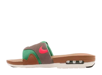 Nike Air Max 1 Slide "Ale Brown/Coral/Olive Grey/Sail"