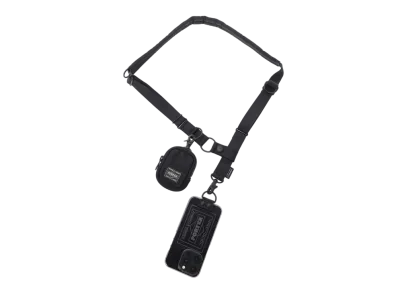 PORTER Shoulder Air Jacket with Pouch for iPhone 15 Pro "Black"