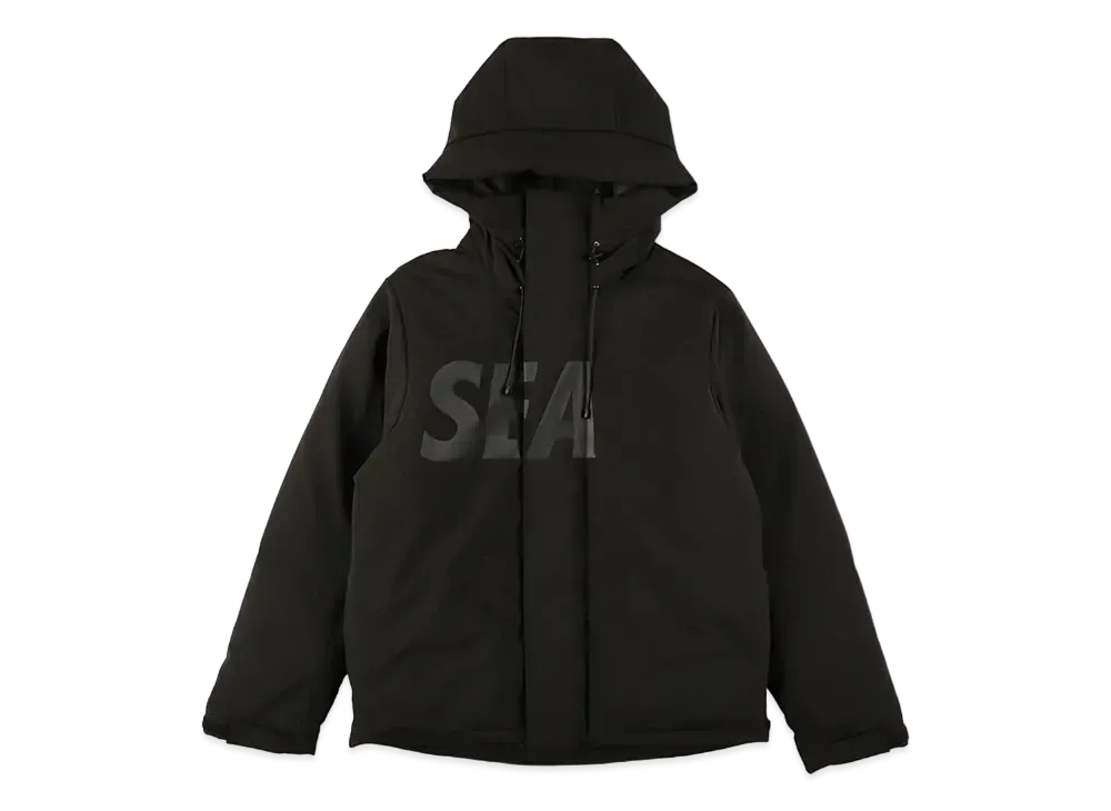 WIND AND SEA Sea Hooded Down Jacket "Black"