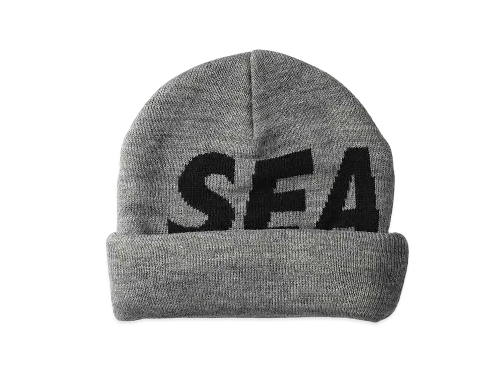 WIND AND SEA Sea Jacquard Beanie "Charcoal"