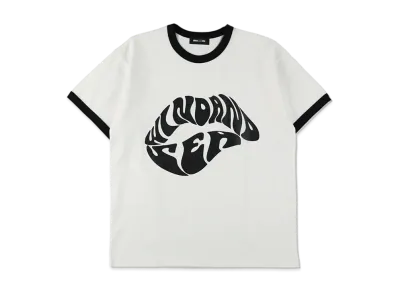 WIND AND SEA Lip Tee "White Black"