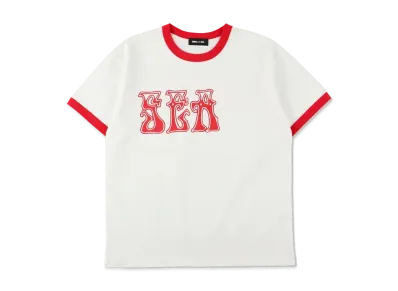 WIND AND SEA Logo Tee "White Red"