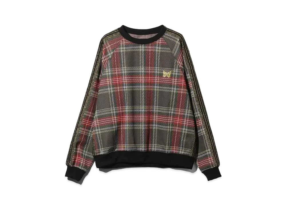 Needles Track Crew Neck Shirt - Poly Jq. "Red"