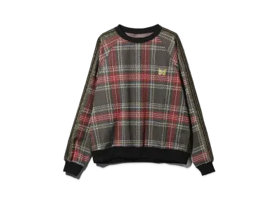 Needles Track Crew Neck Shirt - Poly Jq. "Red"