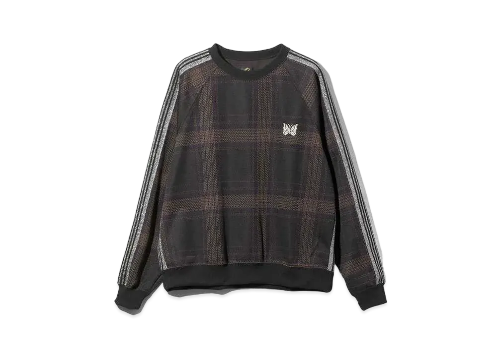 Needles Track Crew Neck Shirt - Poly Jq. "Brown"