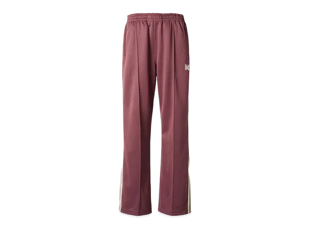 Needles STUDIOUS Track Pant - Poly Smooth "Wine"