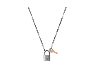Louis Vuitton LV Padlock Pendant "Silver"