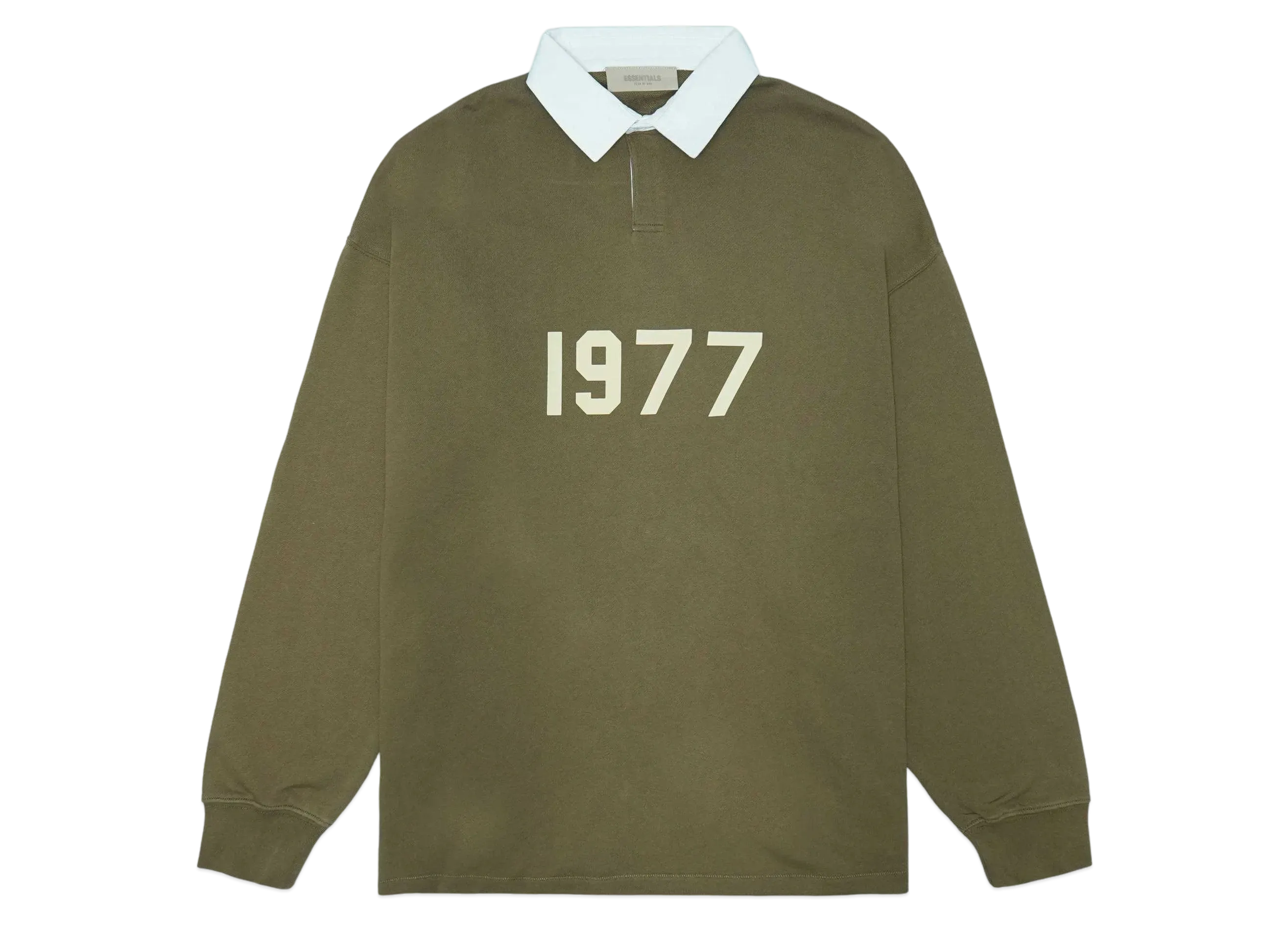 FEAR OF GOD ESSENTIALS Henley Rugby "Wood"