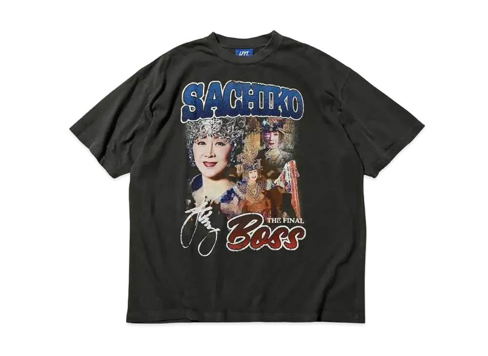 MEGA SACHIKO x LFYT RAP TEE TYPE 1 "VINTAGE BLACK"