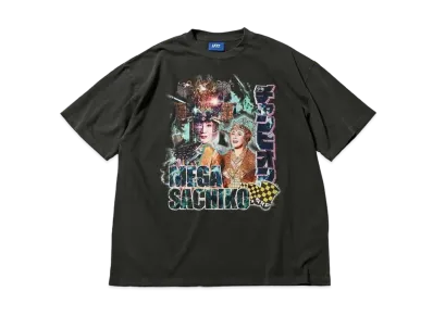 Weekly Shonen Champion x MEGA SACHIKO x LFYT RAP TEE TYPE 2 "VINTAGE BLACK"