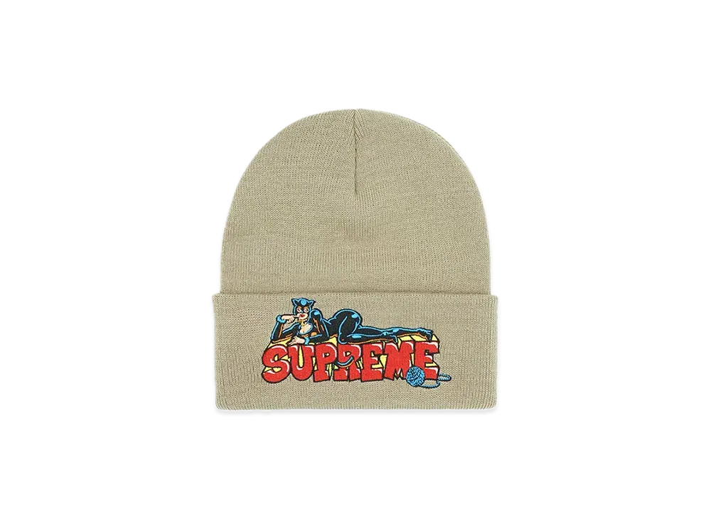 Supreme Catwoman Beanie "Stone"
