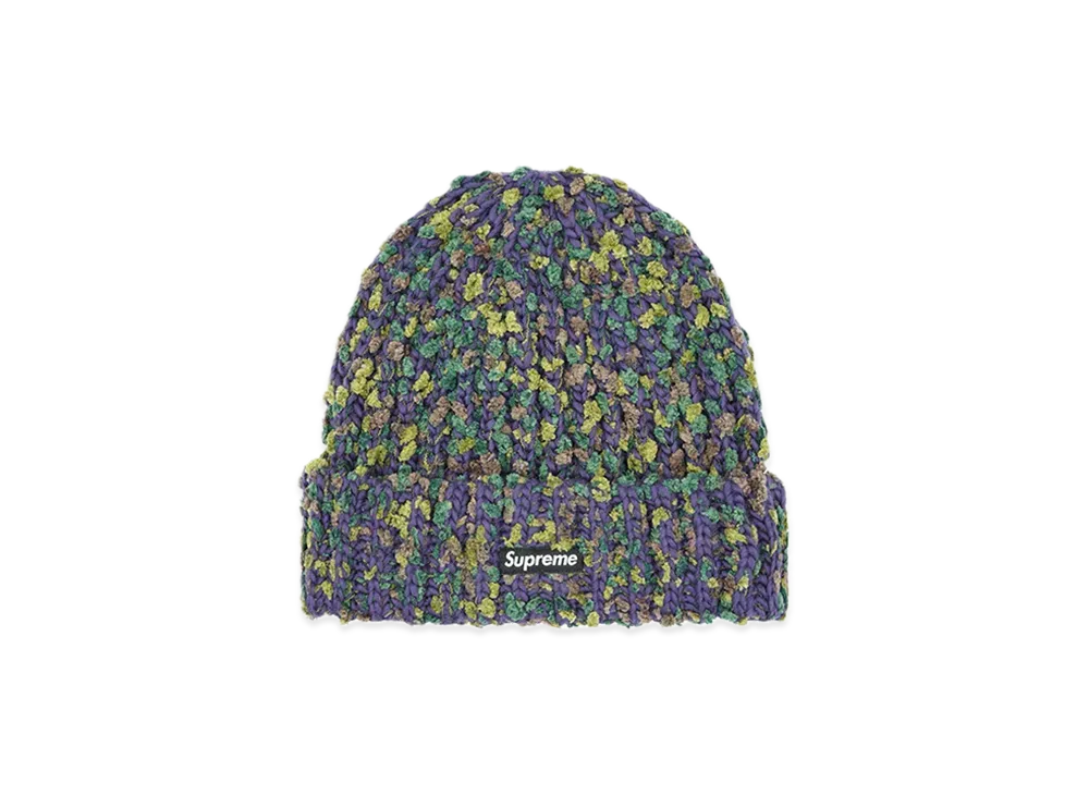 Supreme Chenille Beanie "Dark Purple"