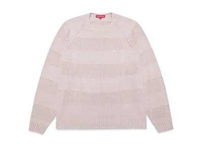 Supreme Small Box Stripe Sweater "Ivory"