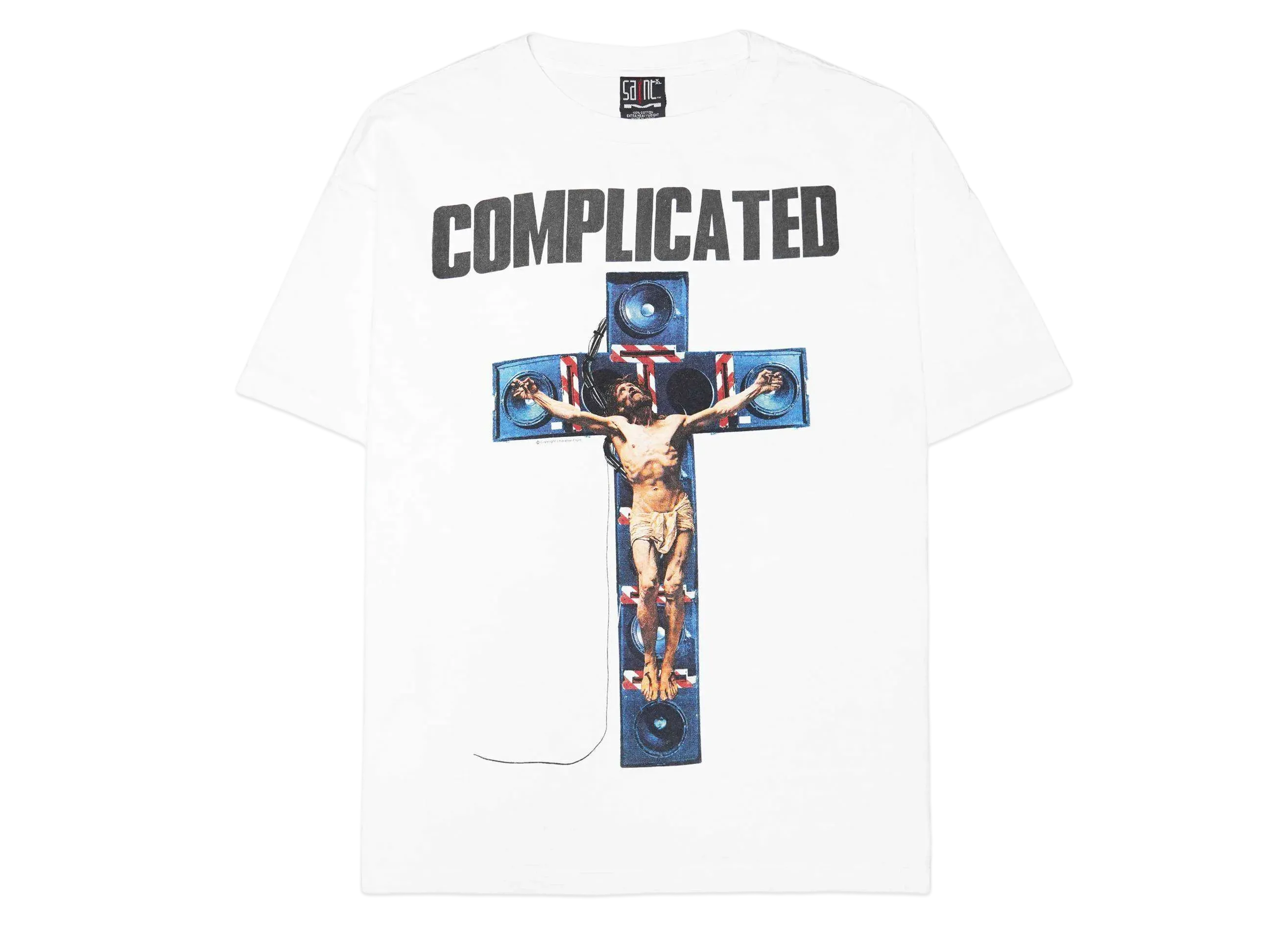 SAINT Mxxxxxx x Kosuke Kawamura KK_SS Tee/Complicated "White"