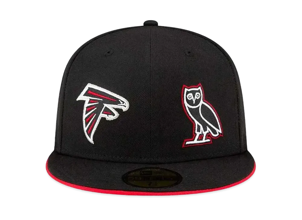 NEW ERA 59FIFTY OVO x NFL Atlanta Falcons "Black"