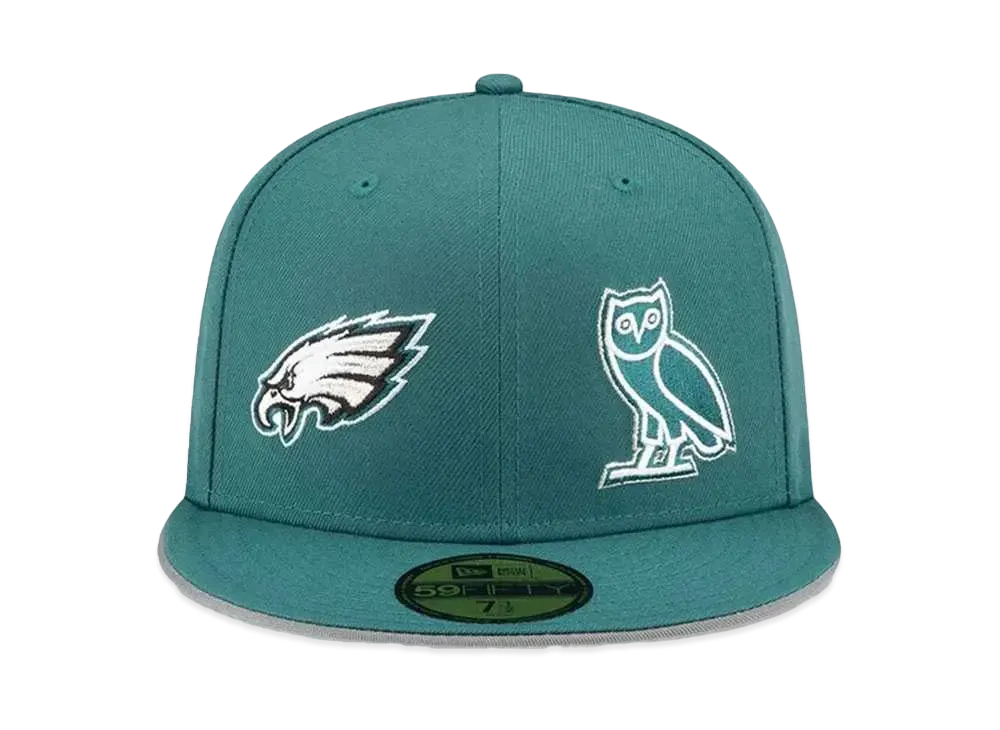 NEW ERA 59FIFTY OVO x NFL Philadelphia Eagles "Emerald Green"