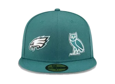 NEW ERA 59FIFTY OVO x NFL Philadelphia Eagles "Emerald Green"