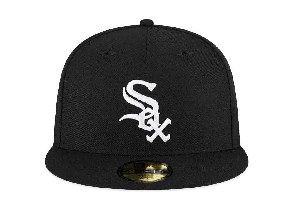 NEW ERA 59FIFTY OVO MLB Chicago White Sox Under Visor "Black/Gray"