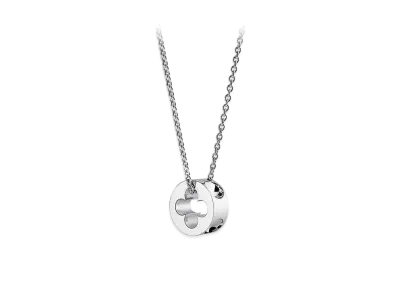 Louis Vuitton Pendentif Empreinte Necklace 18K "White Gold"