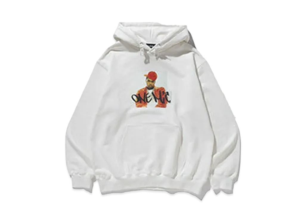 XLARGE x NAS Photo Hooded Sweatshirt "White"