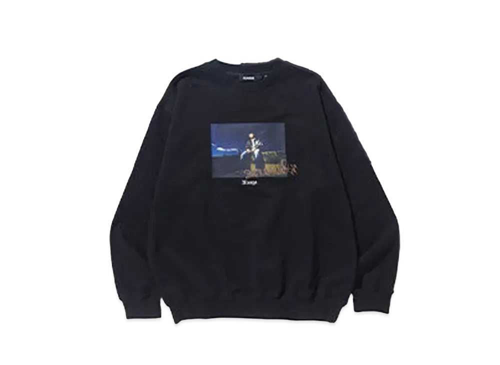 XLARGE x NAS Photo Crewneck Sweatshirt "Black"