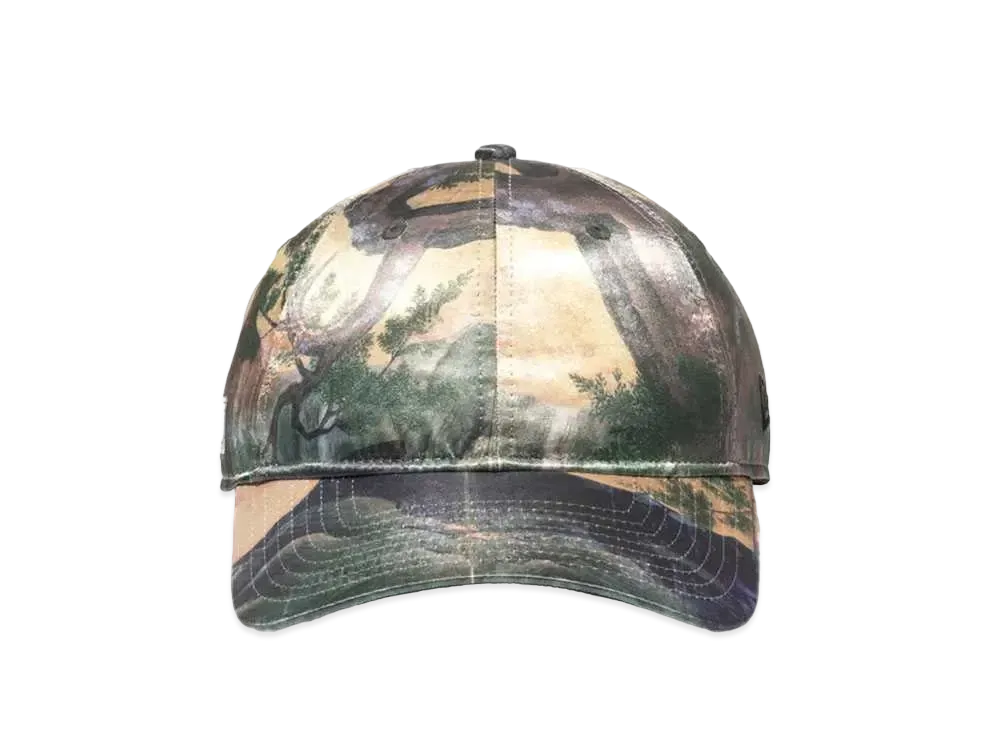 NEW ERA 9THIRTY National Treasure Folding Screens Of Cypress Trees Kanou Eitoku Tokyo National Museum All Over Print "Multi"