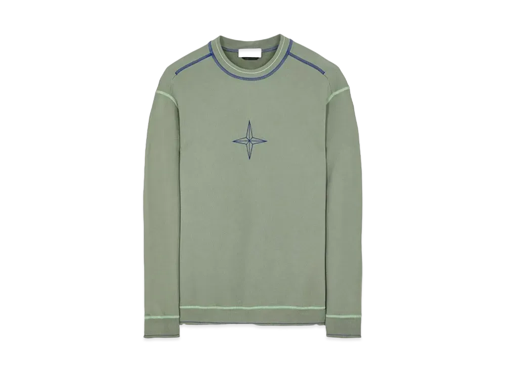 Stone Island Sweat 60778 "Sage Green"