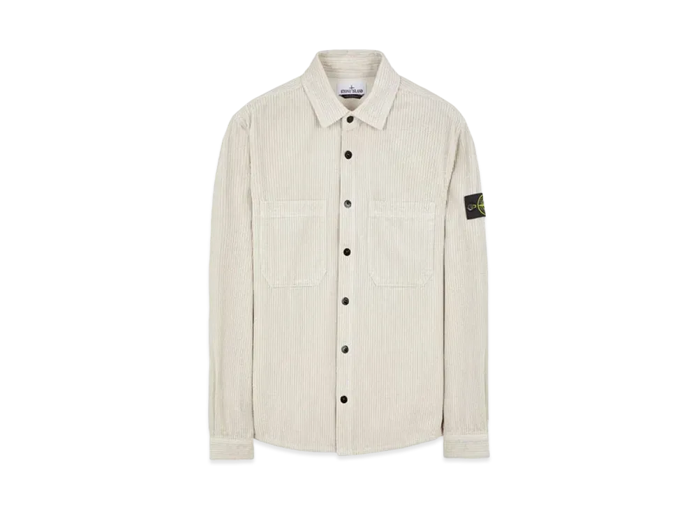 Stone Island 11311 11 Corduroy 400 Tc "Mastic White"
