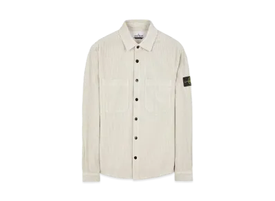 Stone Island 11311 11 Corduroy 400 Tc "Mastic White"