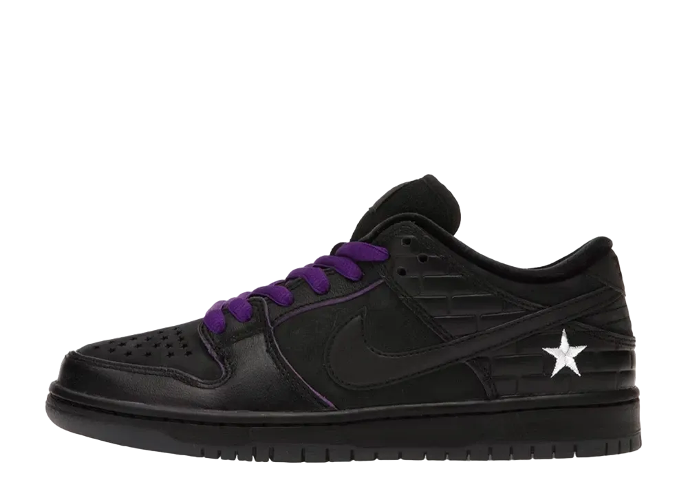 Familia × Nike SB Dunk Low First Avenue "Black/Voltage Purple White" (Special Box)