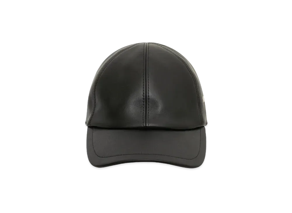 1017 ALYX 9SM Leather Baseball Cap "Black"