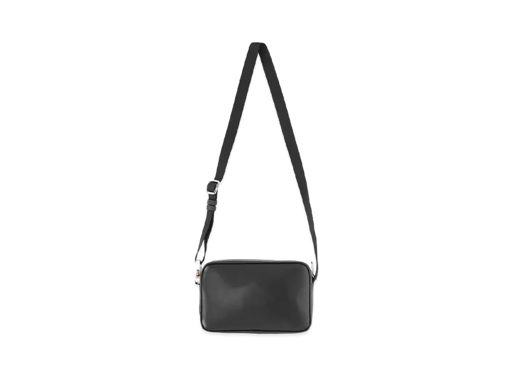 1017 ALYX 9SM Leather Buckle Crossbody Bag "Black"