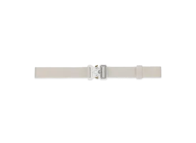 1017 ALYX 9SM Classic Rollercoaster Buckle Belt #1 "White/Natural"