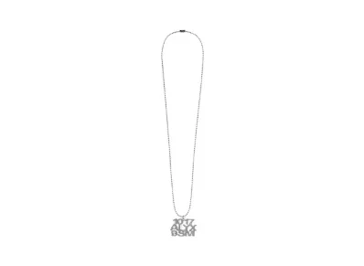1017 ALYX 9SM Mark Flood Pendant Necklace "Silver"
