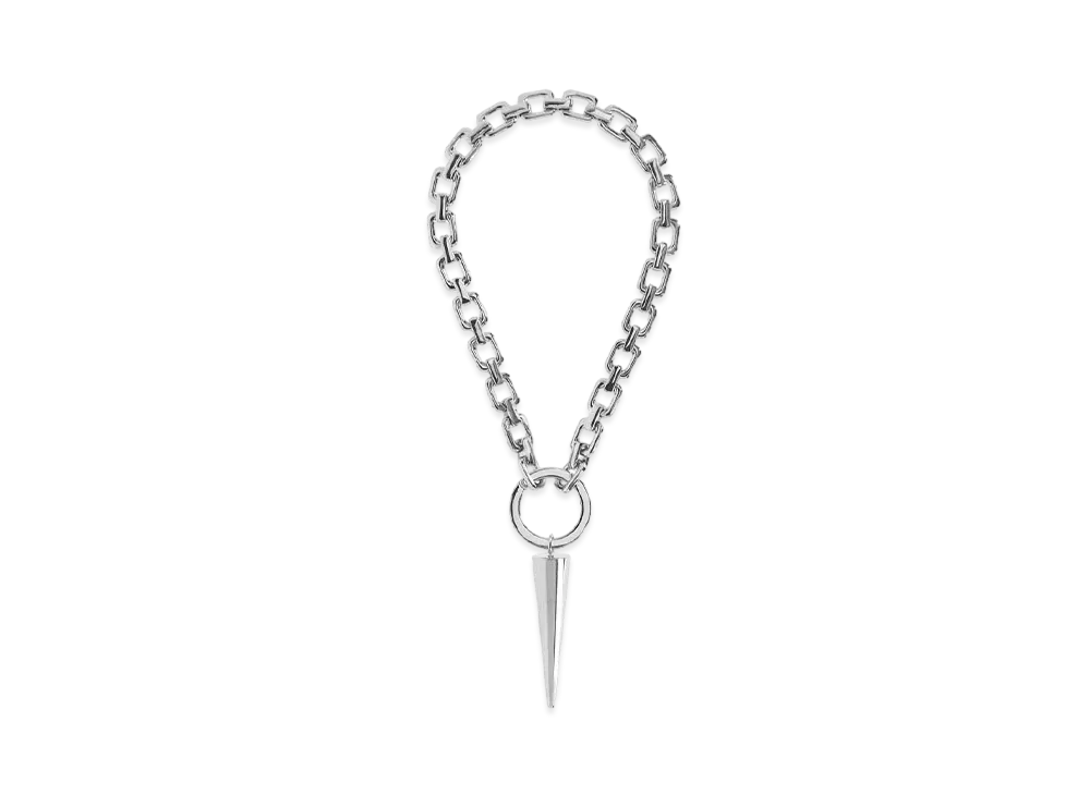 1017 ALYX 9SM Spike Chunky Chain Necklace "Silver"