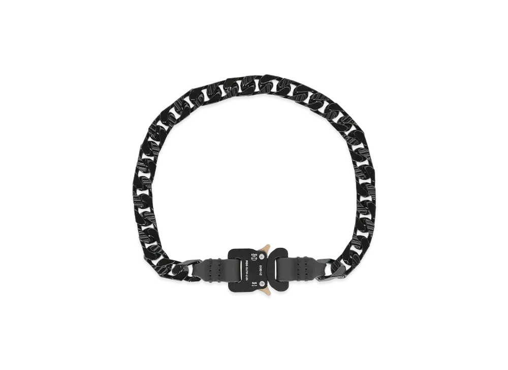1017 ALYX 9SM Colored Chain Necklace "Black"
