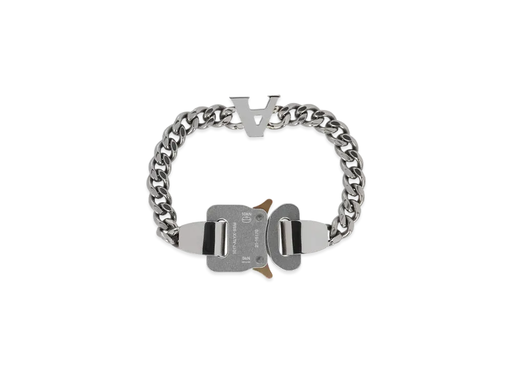 1017 ALYX 9SM Buckle Bracelet with Charm "Silver"
