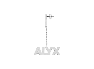 1017 ALYX 9SM Logo Pendant Earring "Silver"