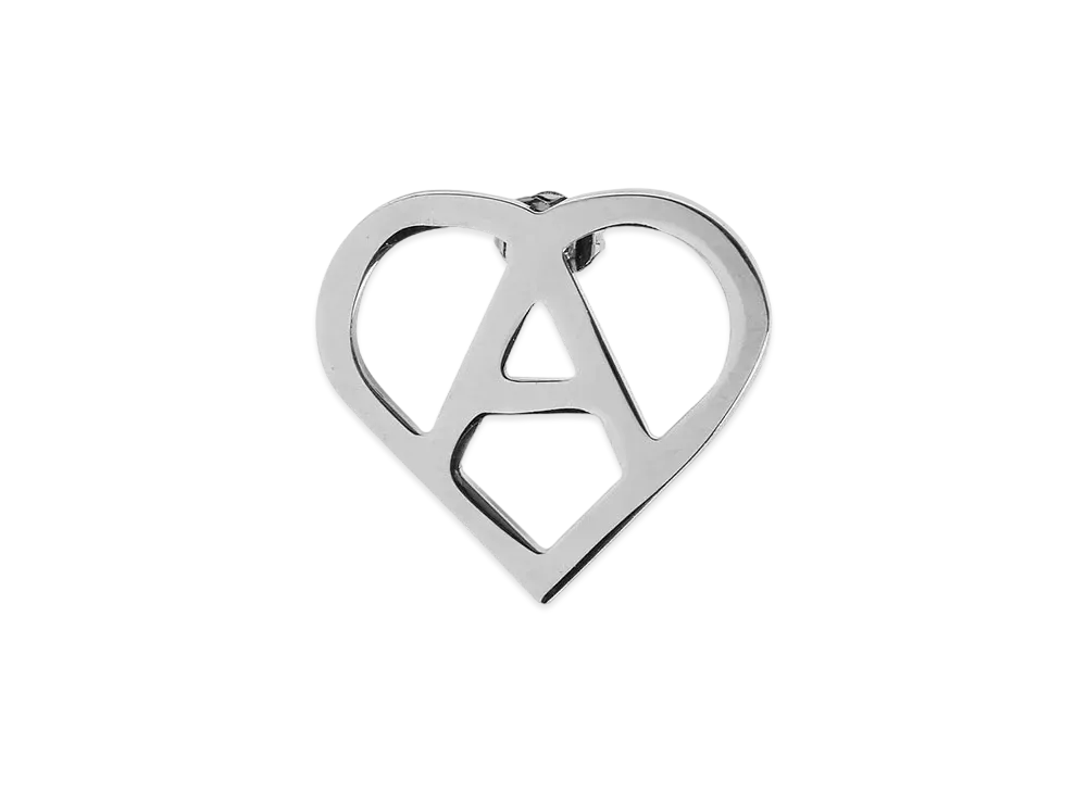 1017 ALYX 9SM Heart Logo Earring "Silver"