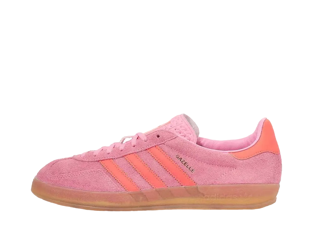 adidas Women's Gazelle Indoor "Beam Pink/Soler Red/Gum"