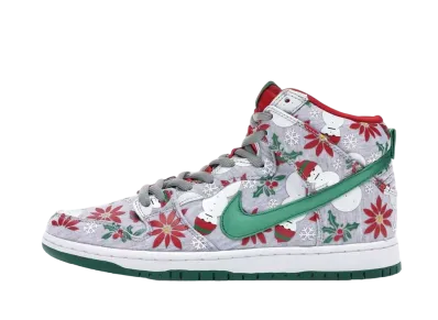 コンセプツ × ナイキ ダンク SB ハイ "アグリークリスマスセーター/グレー" (スペシャルボックス)