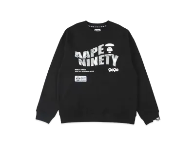 Aape x 9090 CREW NECK SWEATER "Black"