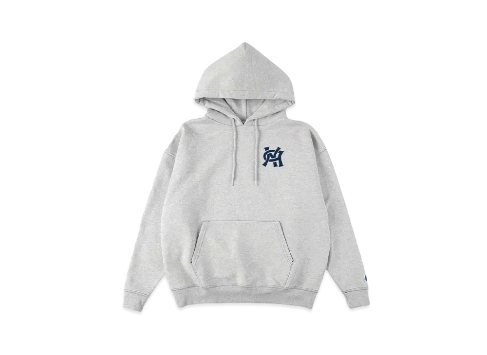 9090 N9 Logo Stich Hoodlie "Heather Gray"